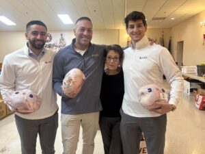 Ryan donated 150 turkeys to the Council of Social Concern so they could complete their Thanksgiving baskets for local families.